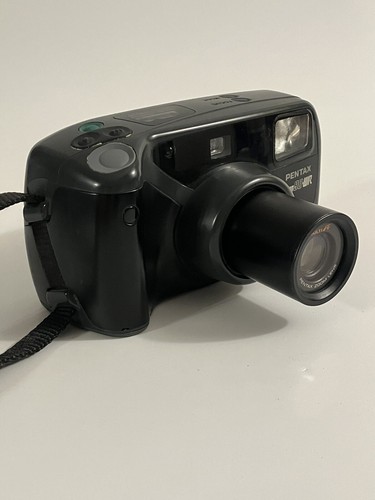 Pentax Zoom 90 WR 35mm Point and Shoot Film Camera Black + Case Manual & Battery - Picture 12 of 15