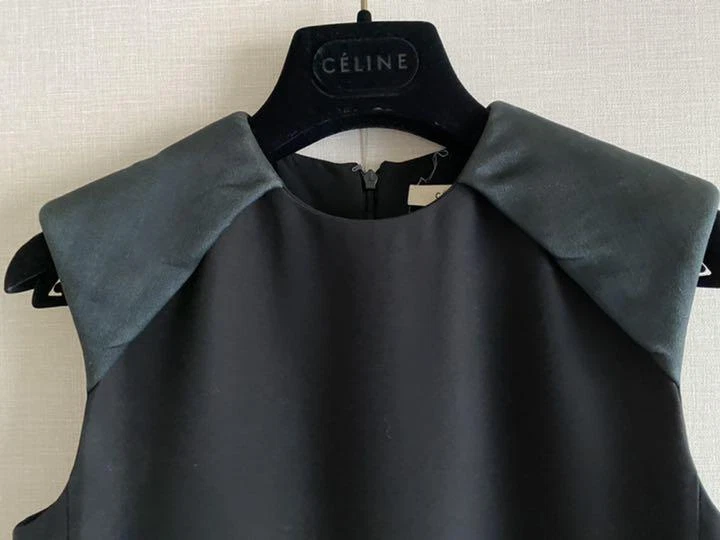 Abito Celine Phoebe senza maniche nero