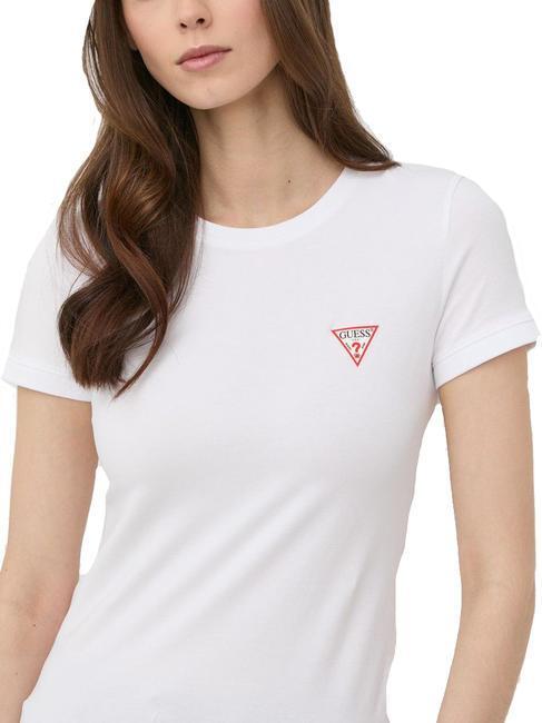 tshirt donna GUESS mini triangle tshirt PurWhite S Prima scelta PurWhite W2YI44J