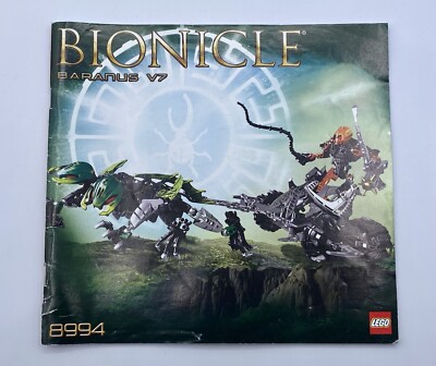 LEGO Bionicle (8994) ~ INSTRUCTIONS MANUAL Only Book ~ Baranus V7 | eBay