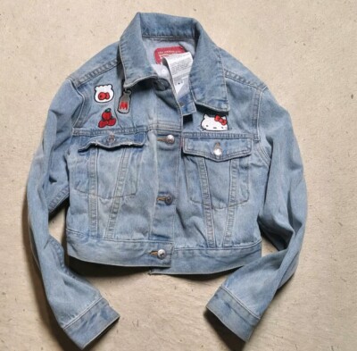 Levi's hello kitty jeans jacket girls 6-7 Years | eBay