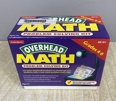 Lakeshore Overhead Math Problems Soving Kit RR191 School Homeschool Class