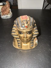 Vintage 1978 MICHTER’S KING TUT Miniature Decanter Empty 1st Series 3” Whiskey