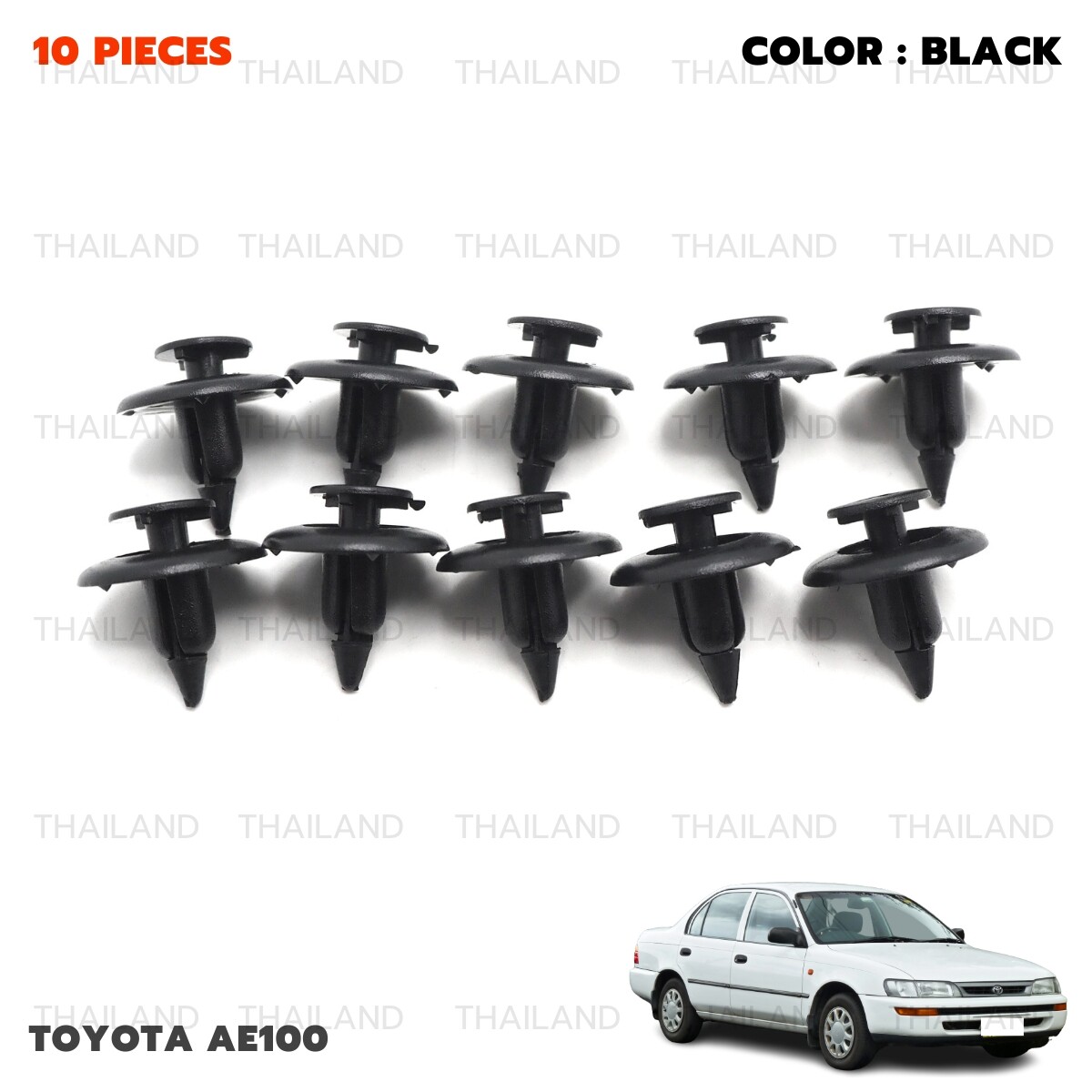 For Toyota AE100 Corolla AE101 AE111 1989 - 04 10x Rear Panel Clip
