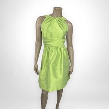ALFRED SUNG 8 Sleeveless Green Summer Dress Bridal Bridesmaid