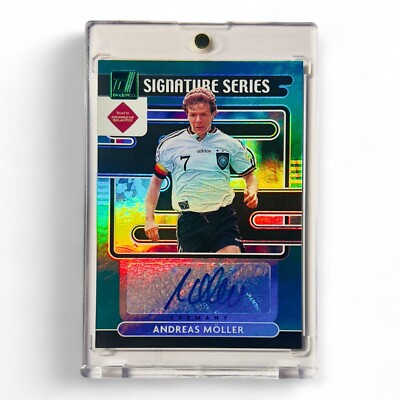 Andreas Möller Auto Panini Donruss 2021 Deutschland Legende Dortmund DFB SS-AML