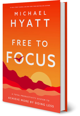 FREE TO FOCUS by Michael Hyatt Achieve More by Doing Less ISBN 9780801075261 NEW