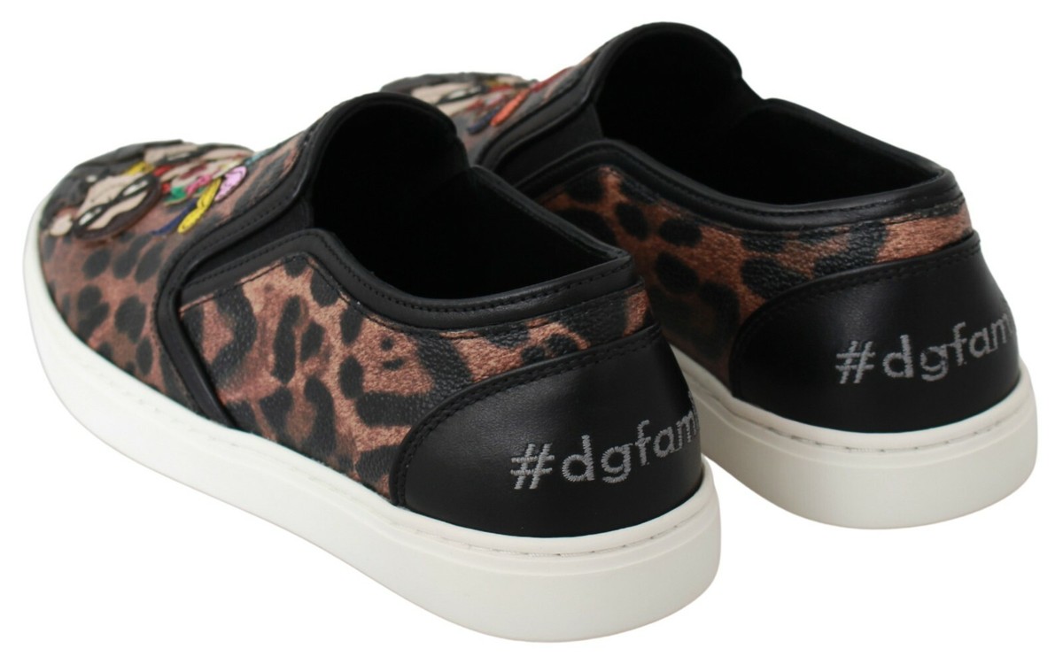 DOLCE & GABBANA Shoes Leather Leopard #dgfamily Loafers EU36