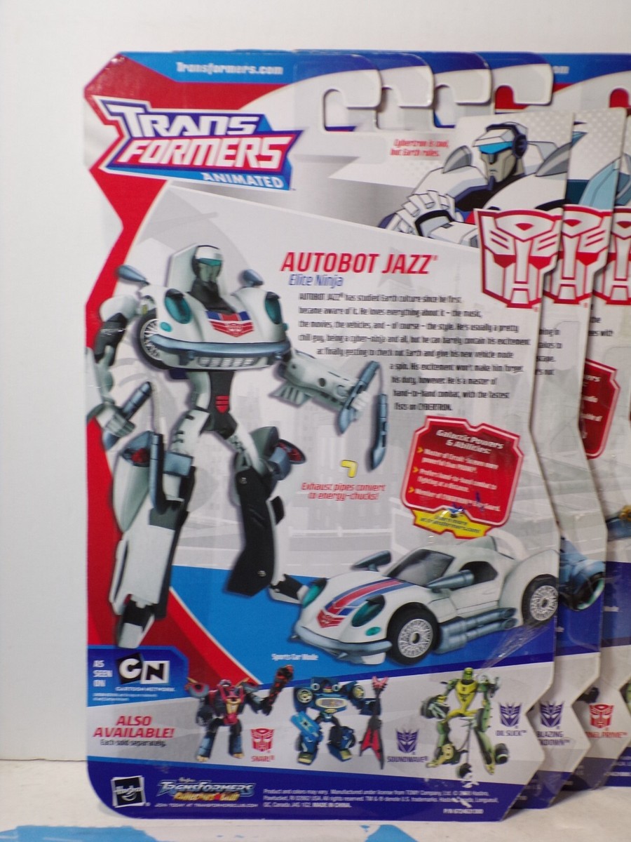 Transformers Animated 2008 Hasbro Toy Package CARD Set - Lot of 9