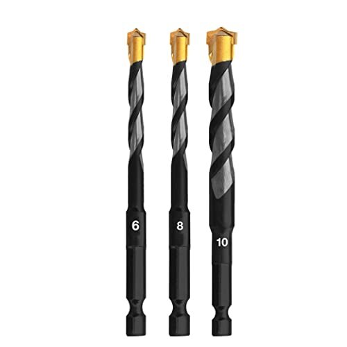 Set di 3 punte da trapano multimateriale, Ø 6,8,10 mm Ultimate (p8S)
