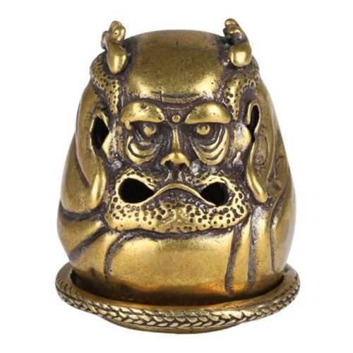 Brass Vintage Cone Incense Burner Holder Small Censer Home Table Decoration New - Picture 1 of 9