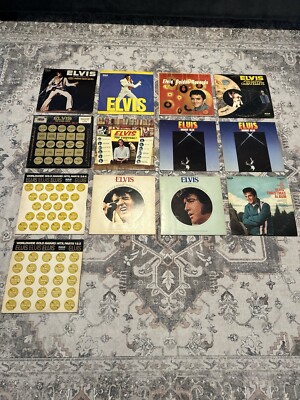For Sale lot Of 13 Elvis Presley Vinyl Records/ Rare & Classic Albums!  $230 OBO