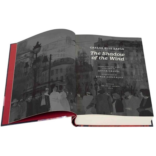 NEW Folio Society THE SHADOW OF THE WIND Carlos Ruiz Zafón ILLUSTRATED EDITION - Foto 6 di 10
