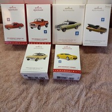 Hallmark Keepsake Ornament 1970 Camaro Z28 2016 1978 C10 1968Nova 70 Chev ss LOT