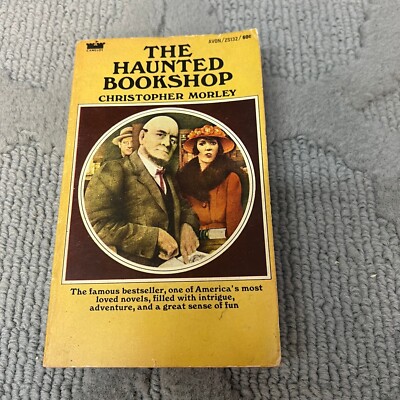 The Haunted Bookshop Mystery Paperback Book by Christopher Morley from Avon 1968