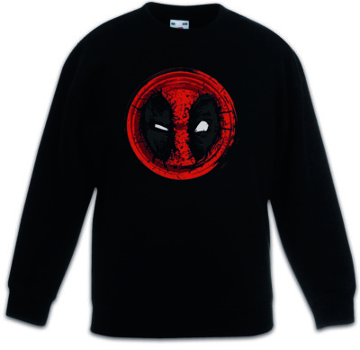 MUTANT MASK II Kinder Pullover Skull Logo Symbol Sign Deadpool Superhero Maske