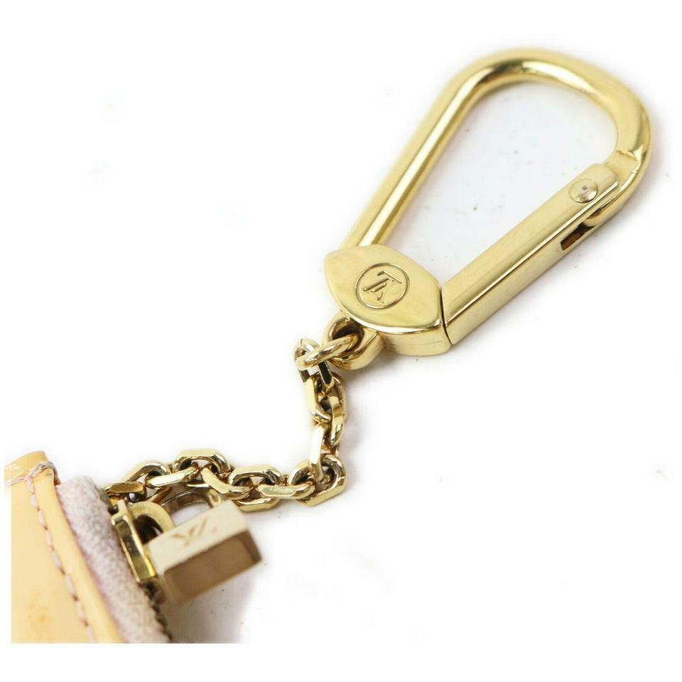 Louis Vuitton Beige Monogram Vernis Pochette Cles Key Pouch Louis Vuitton Beige Monogram Vernis Pochette Cles Key Pouch
