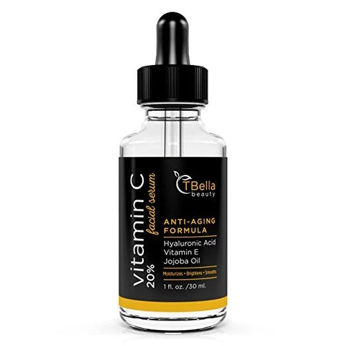 TBella Beauty Vitamin C Serum 20% For Face | Natural Anti-Aging Facial Serum wit