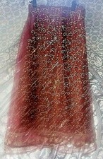 Girls Party Skirt w. Sequin and Beads Waist 28"