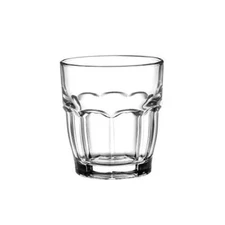 Bormioli Rocco Rock Bar Stackable Juice Glasses Set Of 6 Drinking Glasses 6.75oz