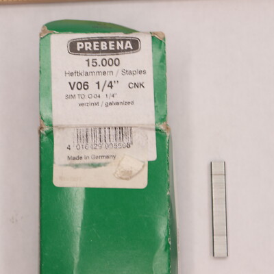 Prebena Galvanized Staples 1/4'' V06