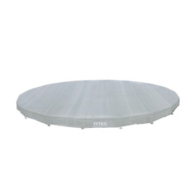 Intex 18ft Round Pool Cover Durable PVC Easy Installation Debris Protection