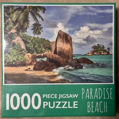 Paradise Beach 1000 Pieces Jigsaw Puzzles Tropical Scenic Puzzle ...