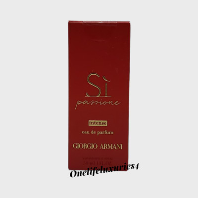 Giorgio Armani Si Passione intense Eau De Parfum for Women 1oz 30ml Spray Perfum