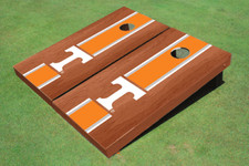University Of Tennessee Orange Rosewood Matching Long Stripe Cornhole Boards