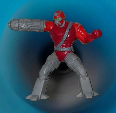 Vintage 90s Marvel COMMANDO Action Figure Hardees Fast Food Meal Toy 