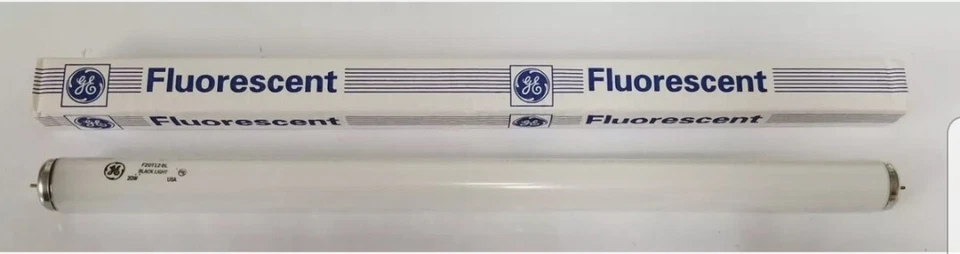 GE F20T12-BL Fluorescent 20-Watt 🏴BLACK LIGHT Lamp Light Bulb 24" Linear Tube - Image 3 of 4