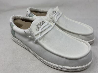 Hey Dudes Men’s Size 12 White HEY DUDE | White Wally Funk Break Hola Mens Size 12 Mexico  main image 4