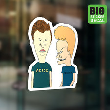 Beavis And Butthead Big Laminated Vinyl Sticker Car Decal Window Beavis And Butthead Big Laminated Vinyl Sticker Car Decal Window