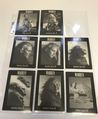 Marilyn Monroe The Private Collection Trading Cards 55% complete
