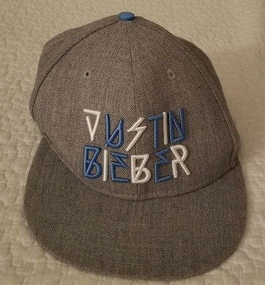 JUSTIN BIEBER TRUCKER HAT Gray embroidered NEW | eBay