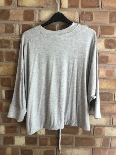 Sweaty Betty Grey Marl Tori Drawstring Top Size XS - Boxy RRP £55 Fab Condition - Picture 3 of 6