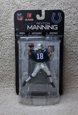 NEW & SEALED PEYTON MANNING 2009 McFarlane 3 Inch Football Figure
