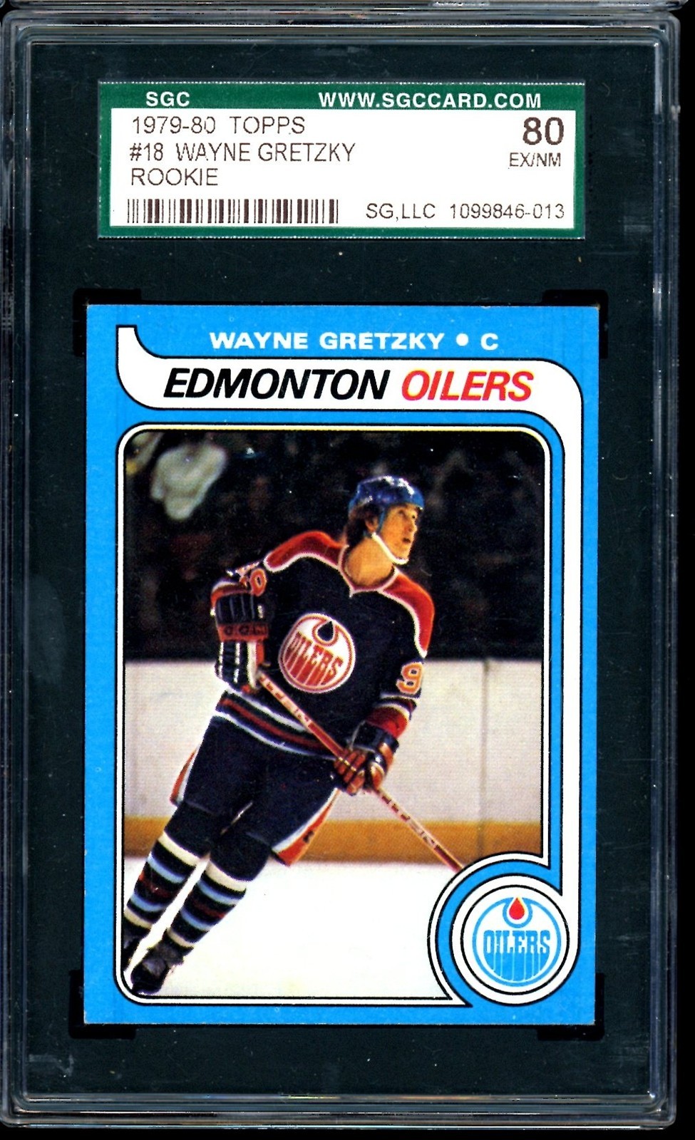 1979 Topps Hockey #18 Wayne Gretzky SGC 6