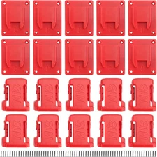 Yosoo Health Gear 20 PCS Drill Holder Wall Mount Tool Holder and Battery Holder 