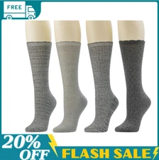 Women's Bearpaw 4-pk. Mixed Texture Crew Socks