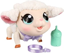 Little Live Pets My Pet Lamb Snowie Baby Safe Stuffed Animal, a Soft and Woolly