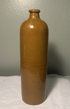 Antique Dutch Stoneware Gin Bottle