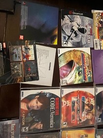 Sega Dreamcast Video Game Artwork Manual Case Lot Authentic READ