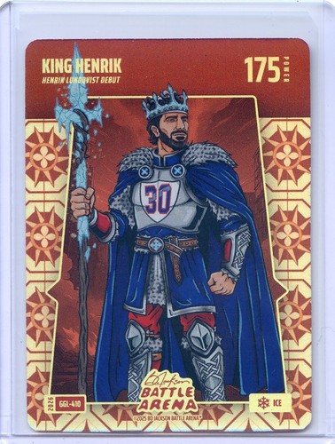 2026 Bo Jackson Battle Arena KING HENRIK HENRIK LUNDQVIST GREAT GRANDMA LINOLEUM