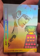 1991 Upper Deck Award Winners Holograms Wayne Gretzky Art Ross Trophy #AW1 card