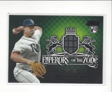 2020 Stadium Club Emperors of the Zone Black #16 Brendan McKay Rookie Rays /99