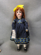 Antique ALT ABG Bisque Head Compo Body Doll 23" Pierced Ears READ