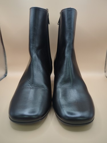 NEW By Far Slava Back Vintage Leather Boots Womens EU Size 38
