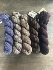 Koigu Wool Designs Yarn KPPPM 100 Merino Wool 175y/50g ASSRTD Lot Of 5