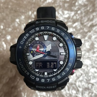 CASIO G-SHOCK GWN-1000B Gulfmaster Digital Watch Good Condition